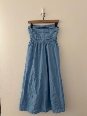 Abercrombie and Fitch Emerson maxi dress in blue